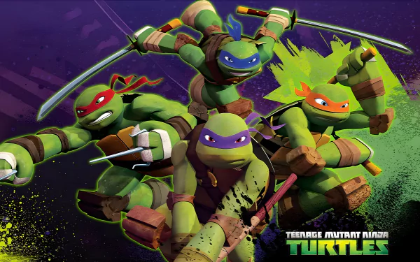  TMNT 2012 Green Ninja Team