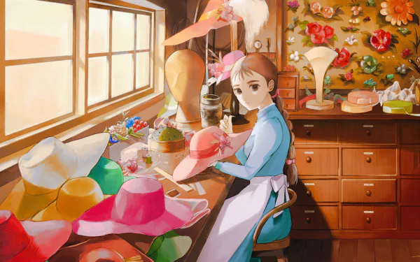 Sophie Hatter Anime Howl's Moving Castle HD Desktop Wallpaper | Background Image