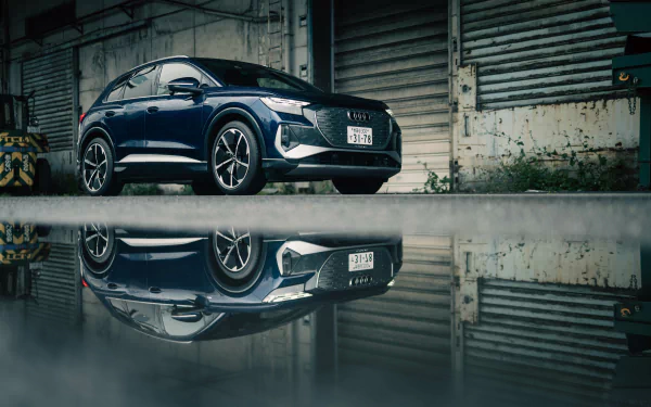 vehicle Audi Q4 e-tron HD Desktop Wallpaper | Background Image