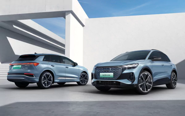 vehicle Audi Q4 e-tron HD Desktop Wallpaper | Background Image
