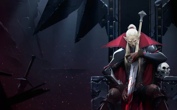  Vampire king on his throne