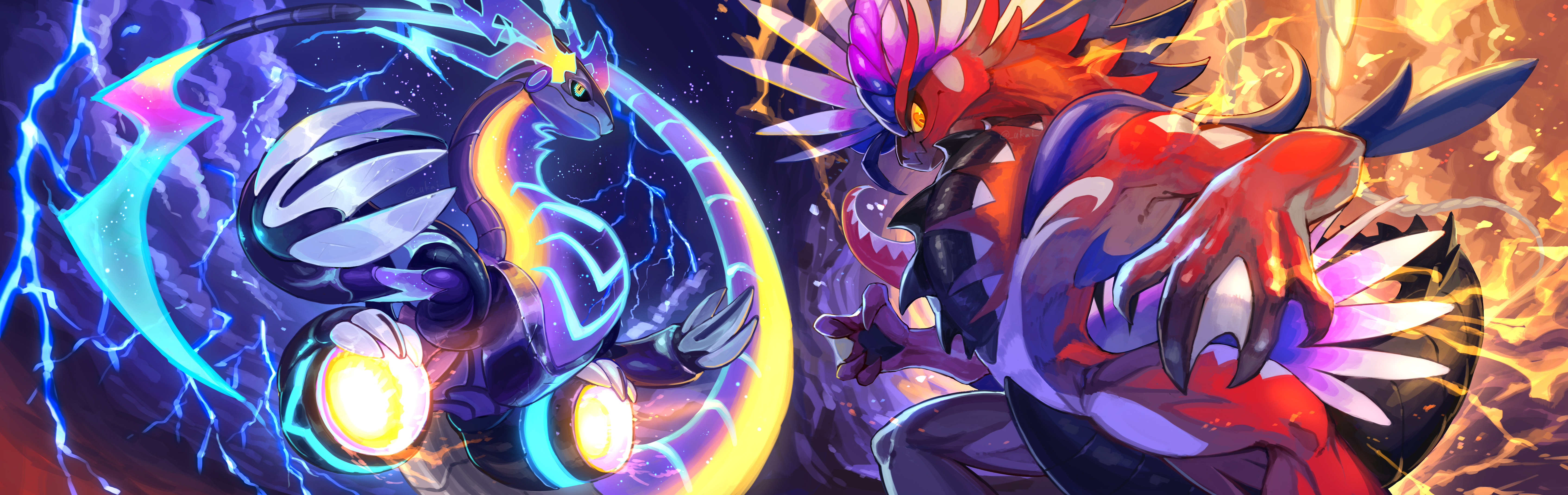 Koraidon and miraidon pokemon drawn by kemonomichiblueblack HD  wallpaper  Peakpx