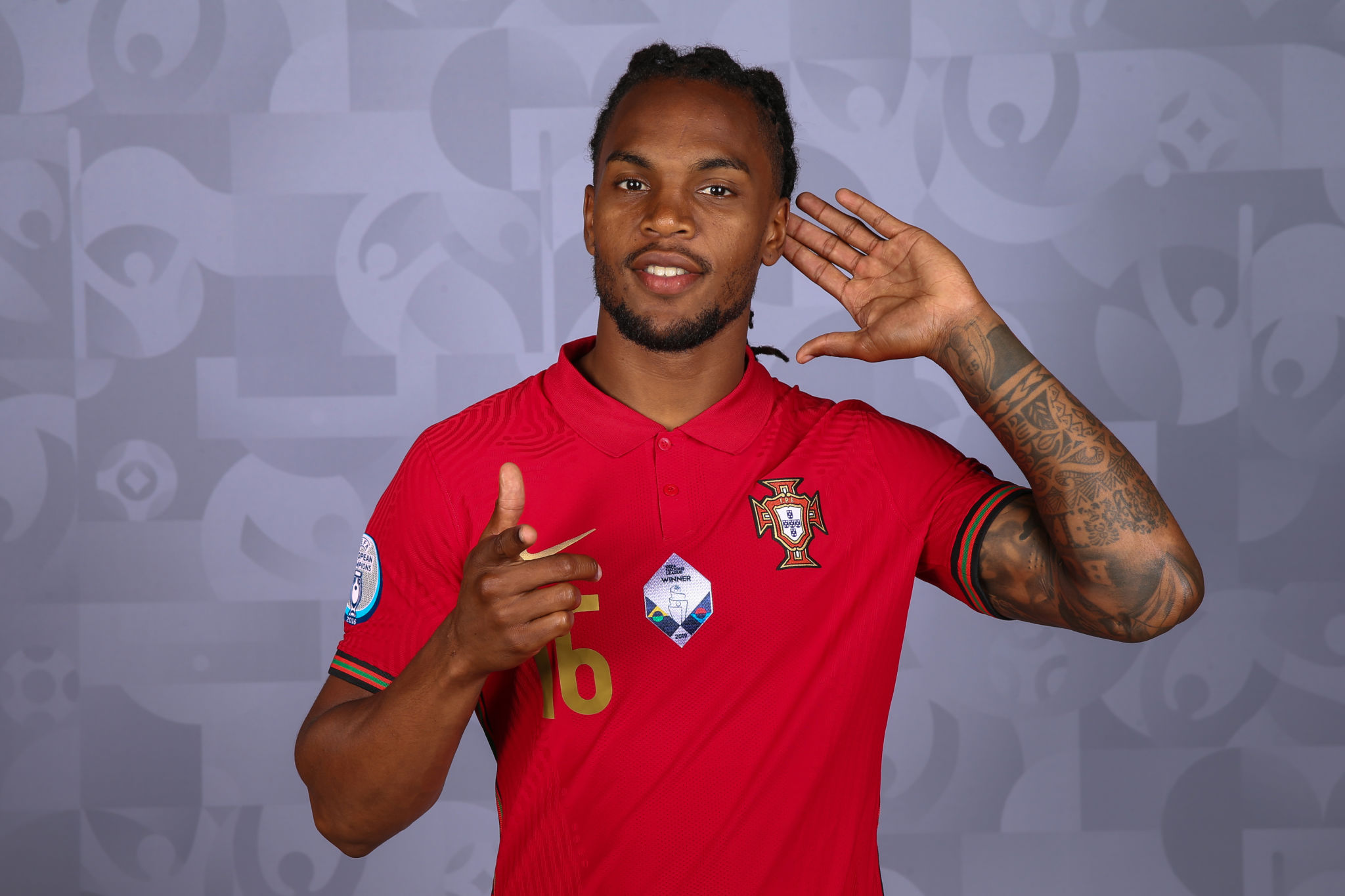 Download Portugal National Football Team Renato Sanches Sports HD Wallpaper