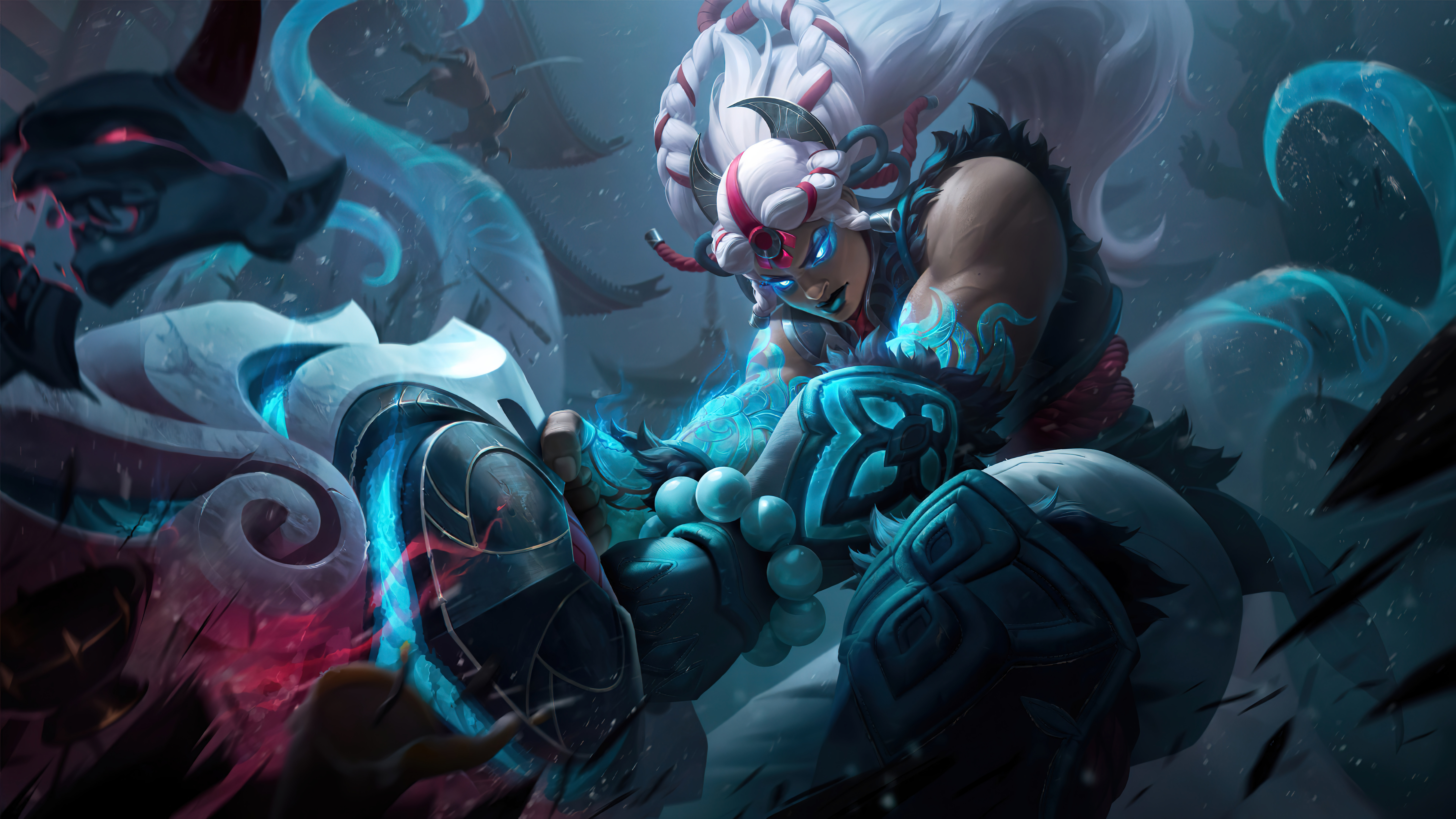 Illaoi Bilgewater LoL LoR iPhone Phone HD Wallpaper #2141h