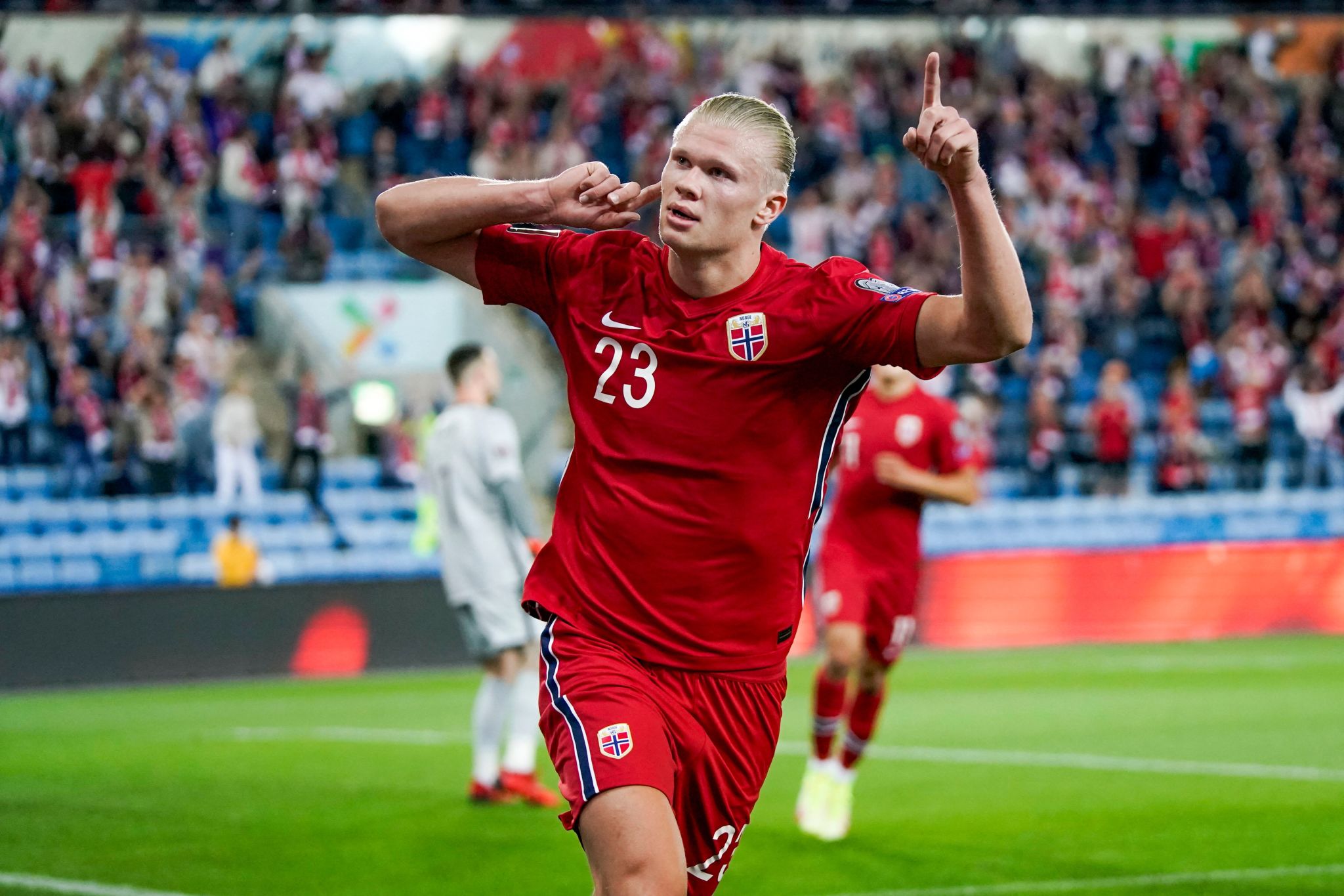 Download Norway National Football Team Erling Haaland Sports Hd Wallpaper