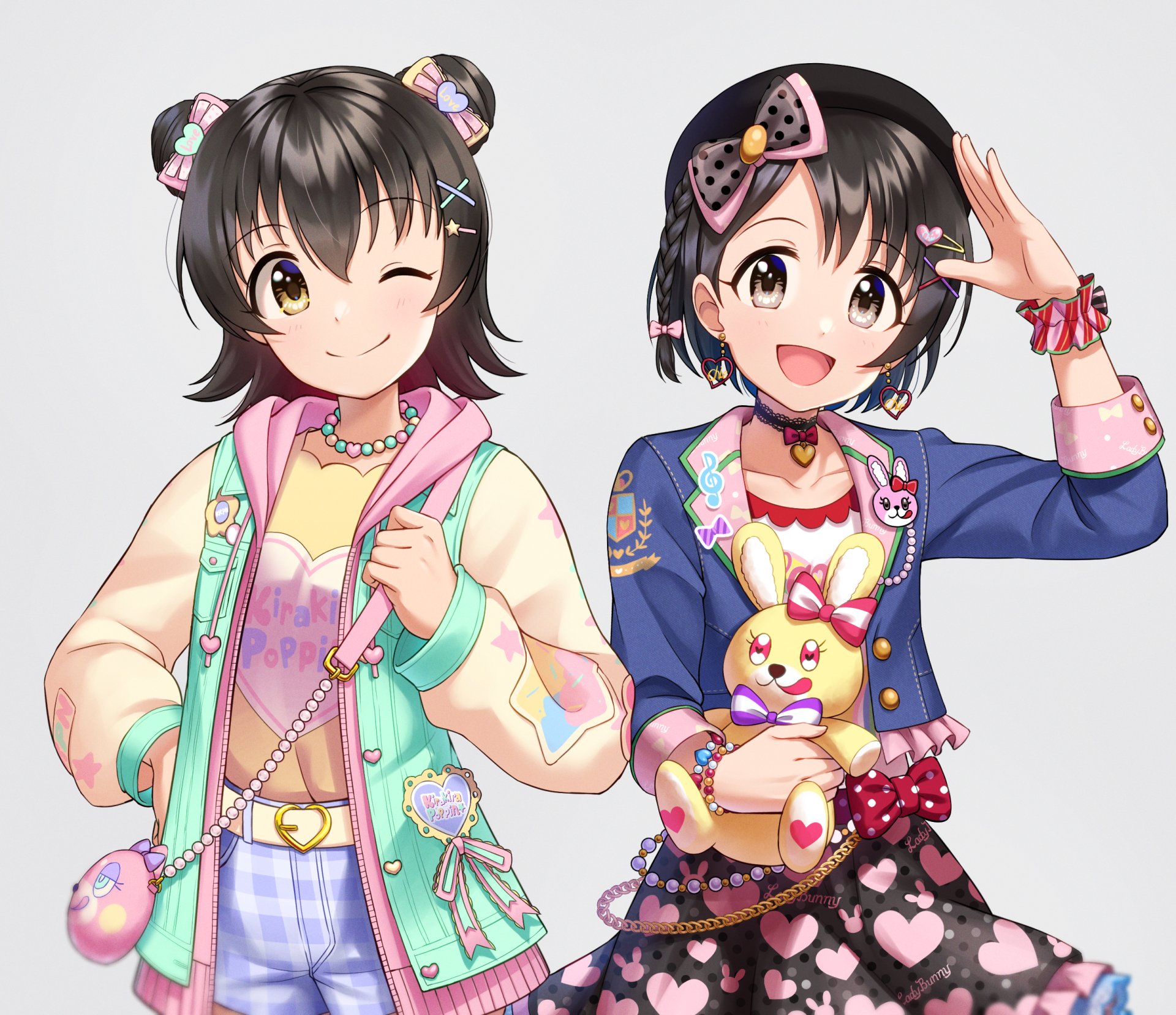 Download Chie Sasaki Miria Akagi Anime THE IDOLM@STER: Cinderella Girls Starlight Stage HD Wallpaper