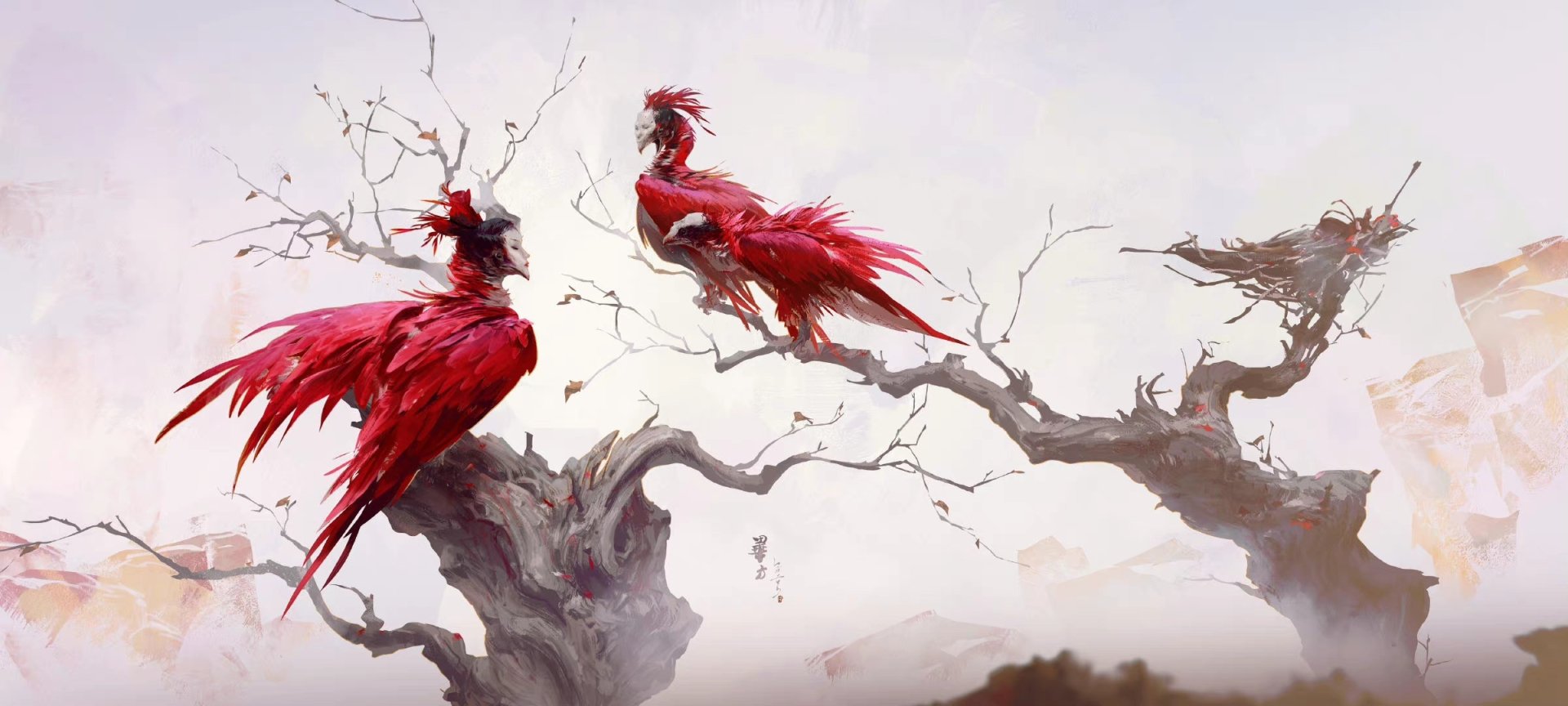 Download Fantasy Bird HD Wallpaper