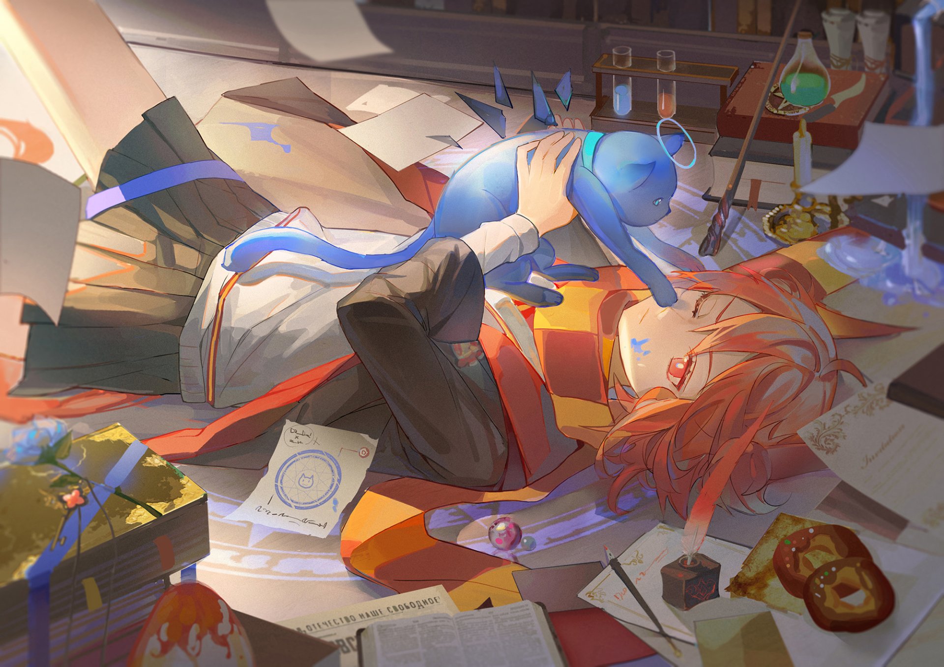 Download Mostima (Arknights) Fiammetta (Arknights) Video Game Arknights HD Wallpaper