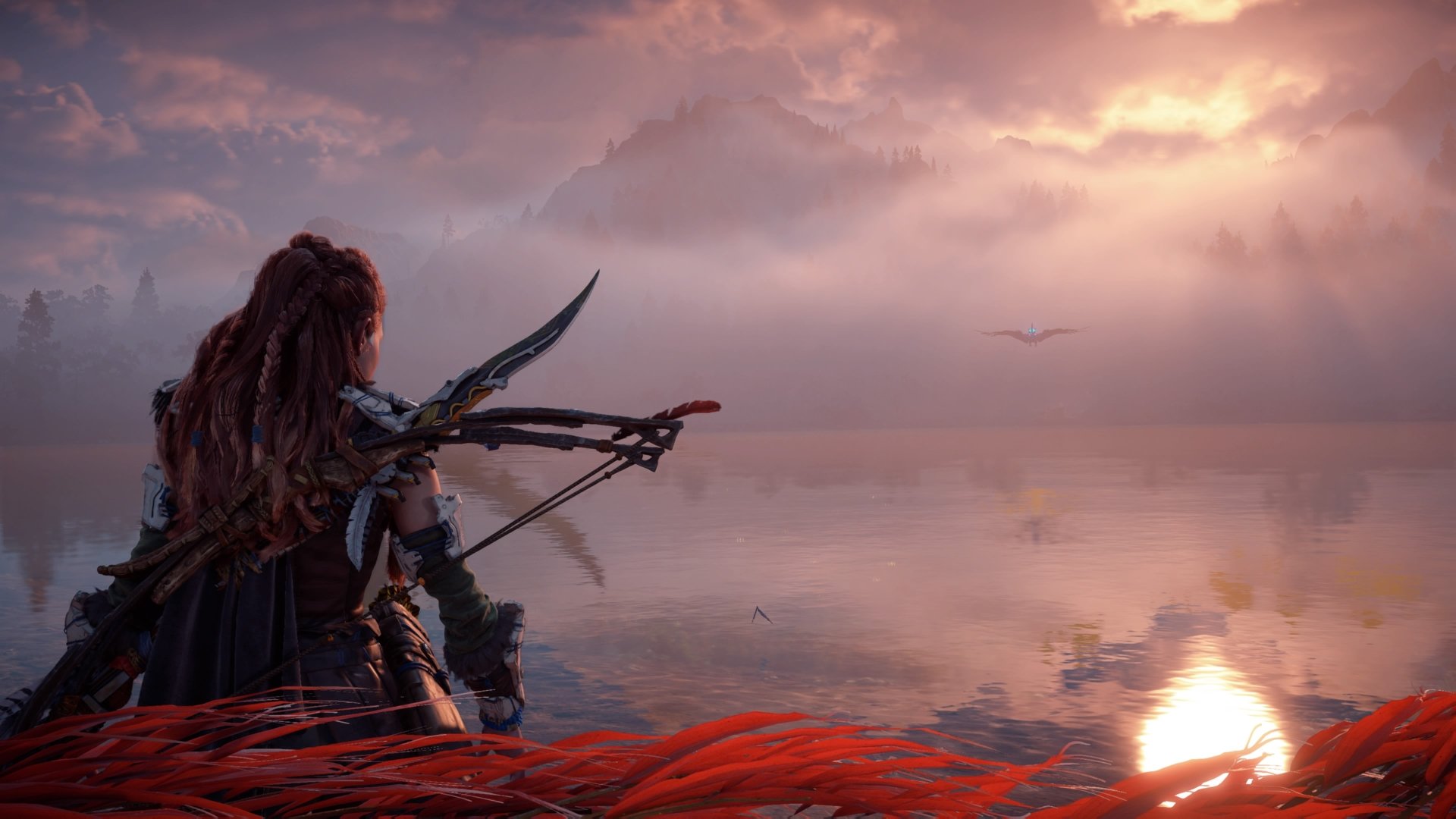 Sunwing over a Lake by OnlyBeGamer