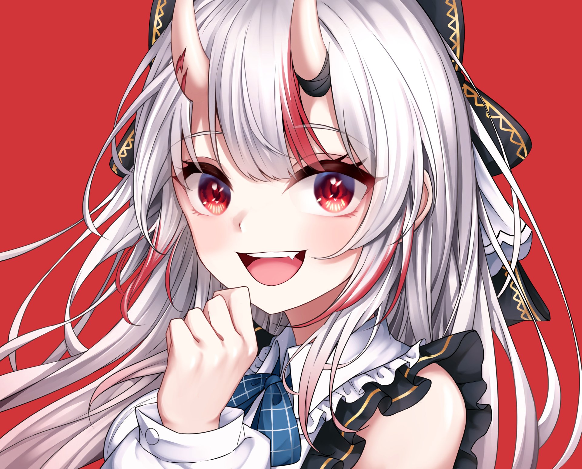 Download Hololive Nakiri Ayame Anime Virtual Youtuber HD Wallpaper