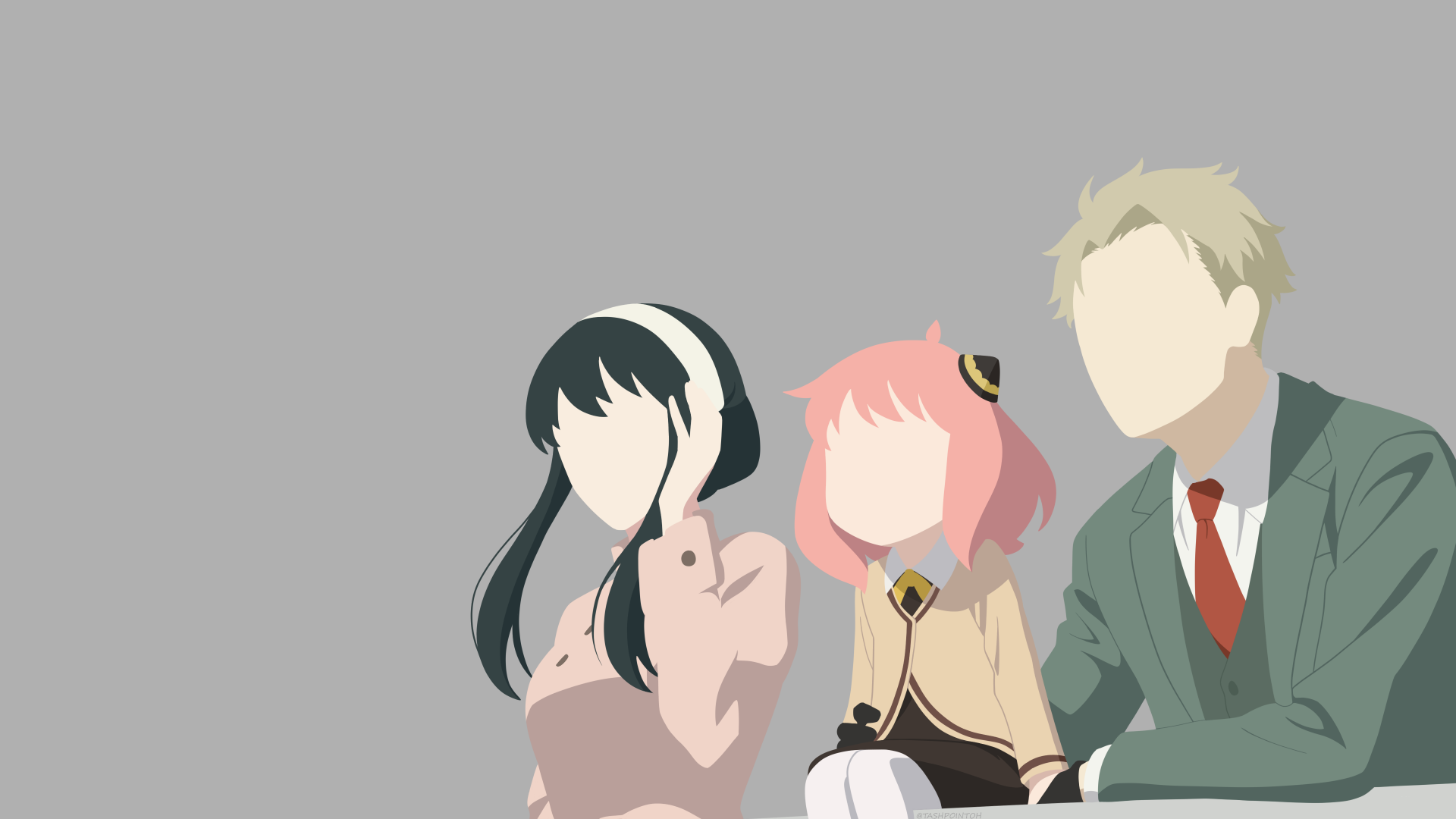 Download Yor Forger Loid Forger Anya Forger Anime Spy X Family 4k Ultra HD Wallpaper by tashpointoh