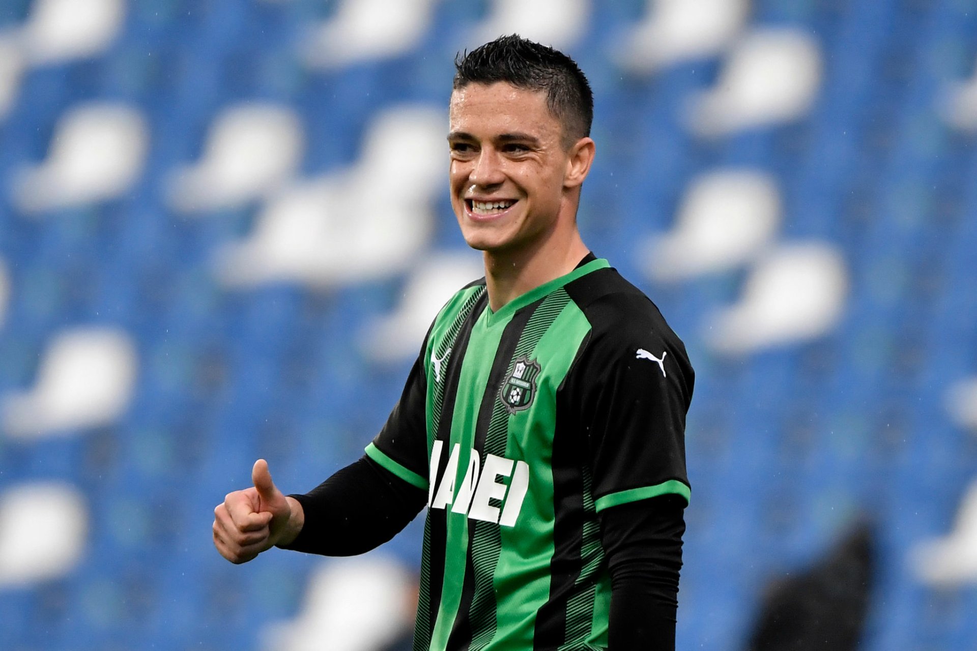 Download U.s. Sassuolo Calcio Giacomo Raspadori Sports Hd Wallpaper