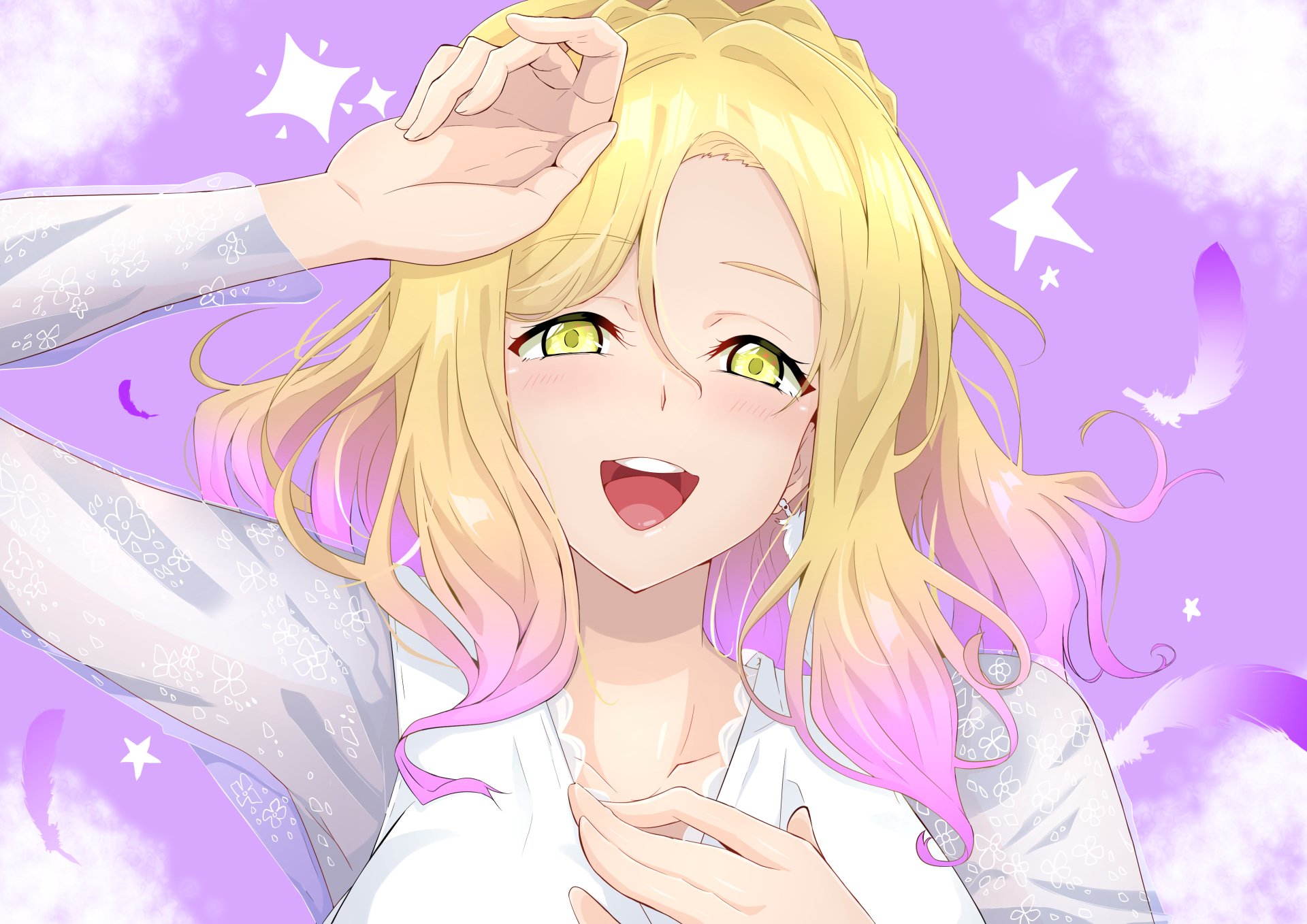 Download Mari Ohara Anime Love Live! Sunshine!! 4k Ultra HD Wallpaper