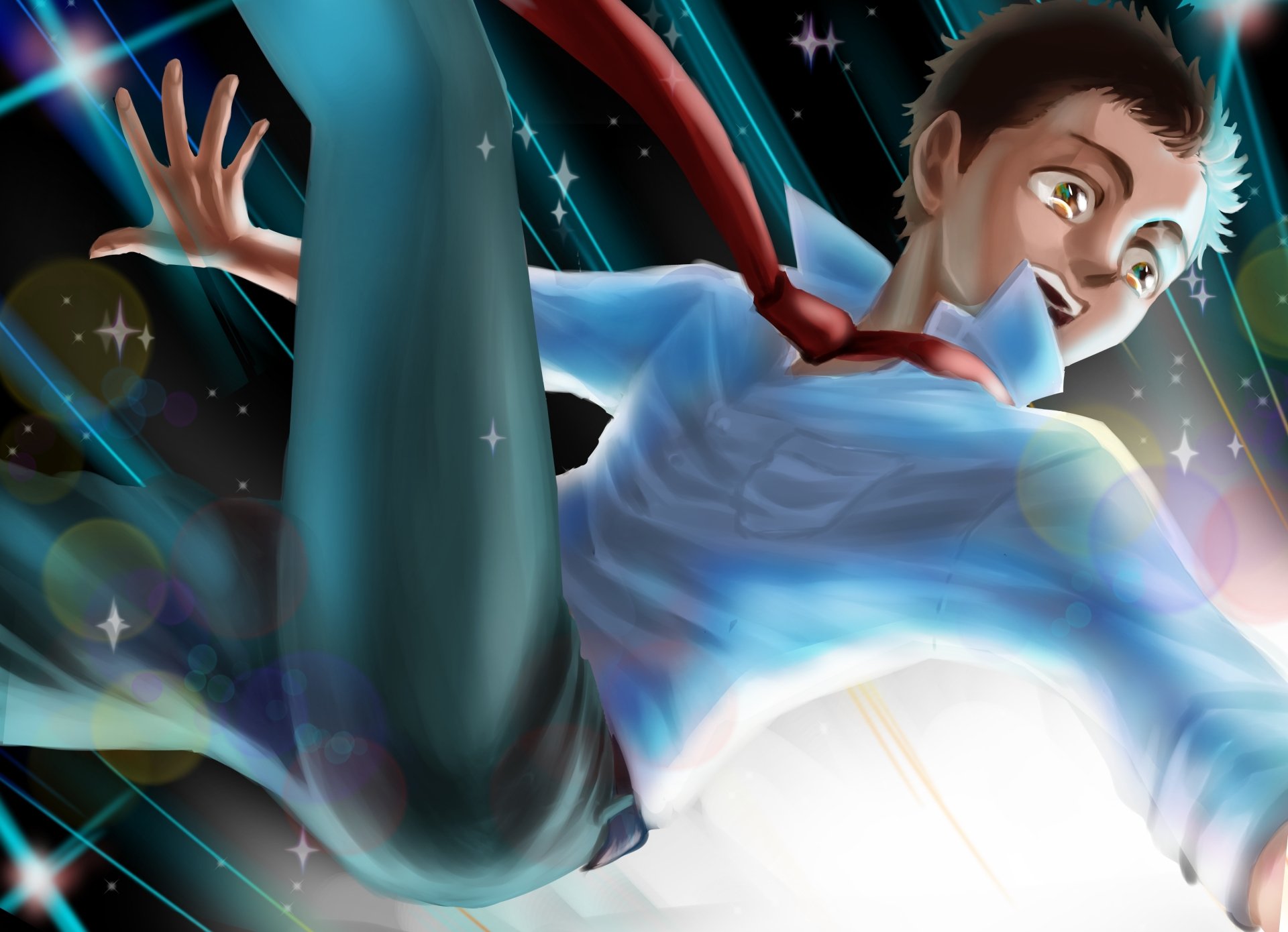 Download Junpei Murao Anime Dance Dance Danseur 4k Ultra HD Wallpaper by 高藤マリ