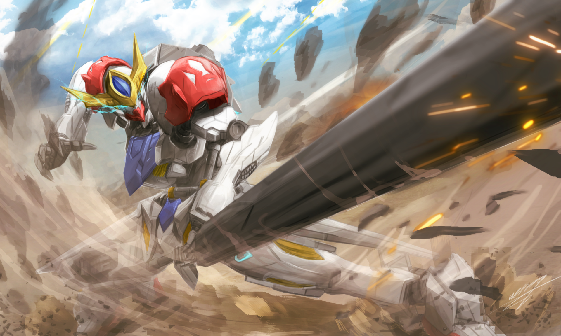 Download Anime Mobile Suit Gundam: Iron-Blooded Orphans HD Wallpaper