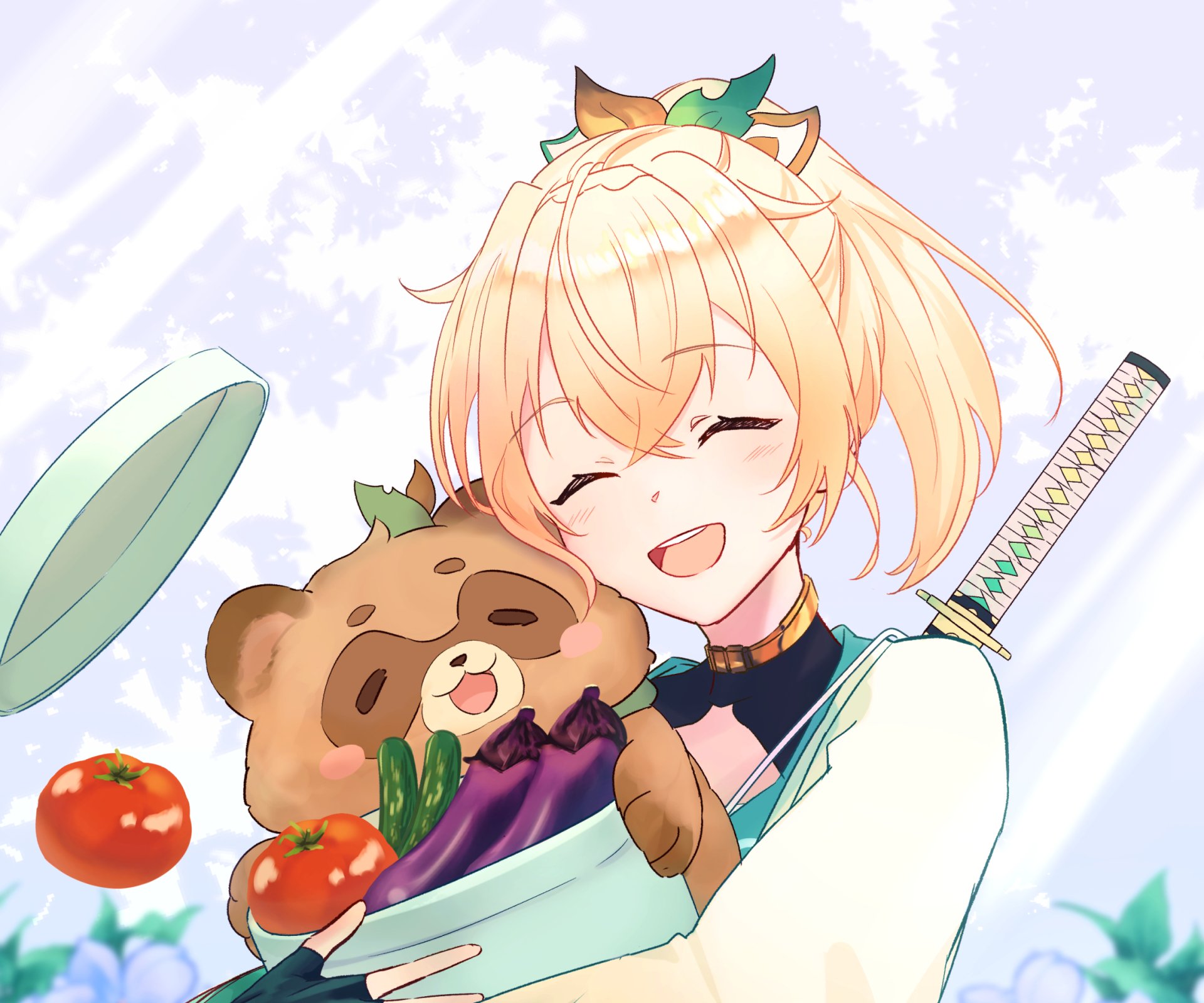 Download Kazama Iroha Hololive Anime Virtual Youtuber HD Wallpaper