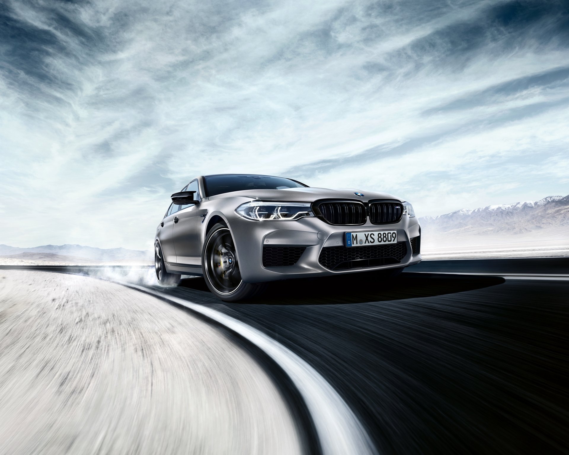 Download Vehicle BMW M5 Competition HD Wallpaper