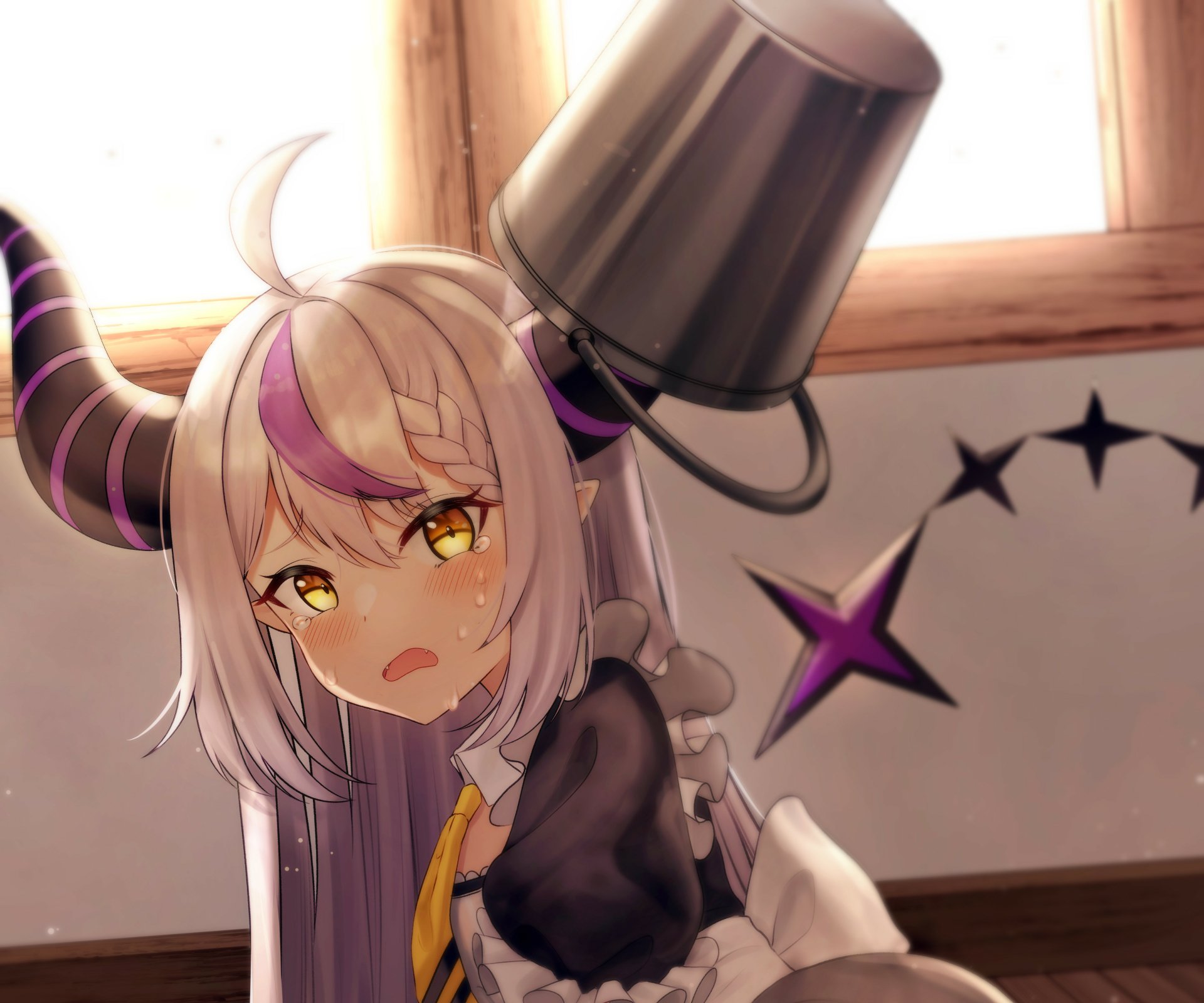 Download Hololive La+ Darknesss (Virtual Youtuber) Anime Virtual Youtuber 4k Ultra HD Wallpaper