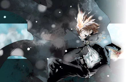 Tsunayoshi Sawada Anime Katekyō Hitman Reborn! HD Desktop Wallpaper | Background Image