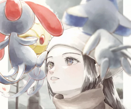 Akari (Pokémon) video game Pokémon Legends: Arceus HD Desktop Wallpaper | Background Image