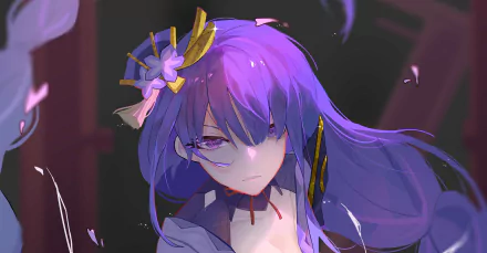 Baal Raiden Shogun (Genshin Impact) video game Genshin Impact HD Desktop Wallpaper | Background Image