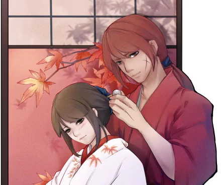 Kaoru Kamiya Kenshin Himura Anime Rurouni Kenshin HD Desktop Wallpaper | Background Image