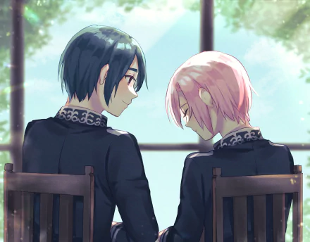 Yonaga Soushirou Tachibana Kisa video game Jack Jeanne HD Desktop Wallpaper | Background Image