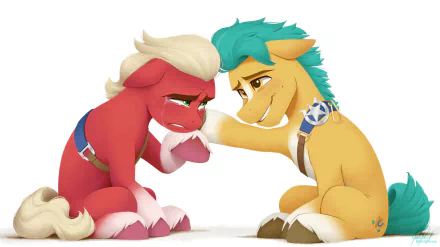 Sprout Cloverleaf Hitch Trailblazer movie My Little Pony: A New Generation HD Desktop Wallpaper | Background Image