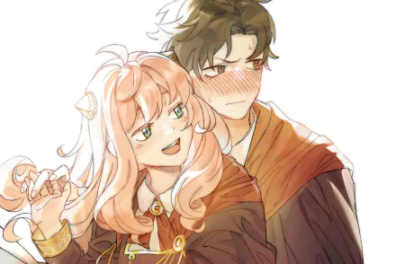 Damian Desmond Anya Forger Anime Spy x Family HD Desktop Wallpaper | Background Image