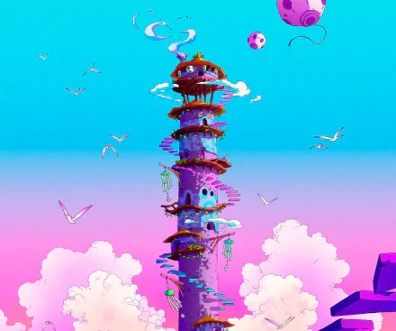 tower artistic building HD Desktop Wallpaper | Background Image