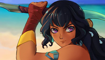 Nilah (League Of Legends) video game League Of Legends HD Desktop Wallpaper | Background Image