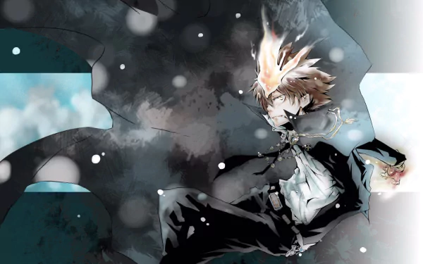 Tsunayoshi Sawada Anime Katekyō Hitman Reborn! HD Desktop Wallpaper | Background Image