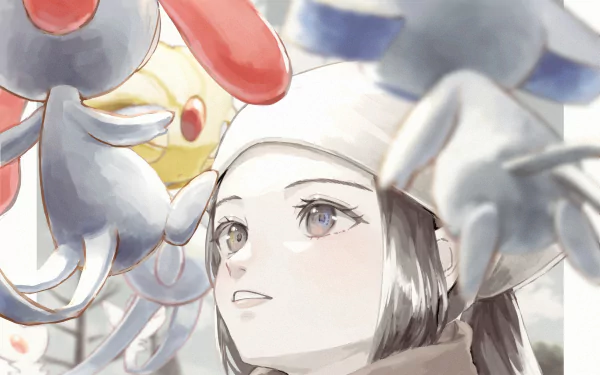 Akari (Pokémon) video game Pokémon Legends: Arceus HD Desktop Wallpaper | Background Image