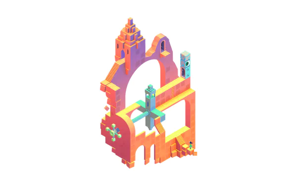 video game Monument Valley 2 HD Desktop Wallpaper | Background Image