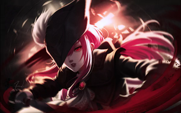 hololive Houshou Marine Anime Virtual Youtuber HD Desktop Wallpaper | Background Image