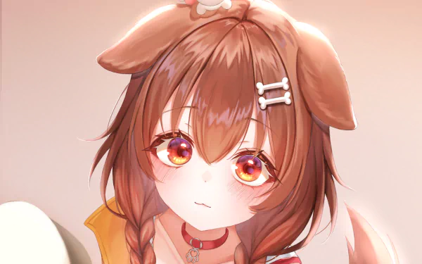 hololive Inugami Korone Anime Virtual Youtuber HD Desktop Wallpaper | Background Image