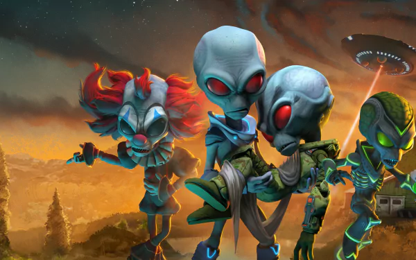 video game Destroy All Humans! Clone Carnage HD Desktop Wallpaper | Background Image