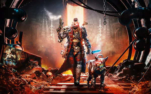 video game Necromunda: Hired Gun HD Desktop Wallpaper | Background Image