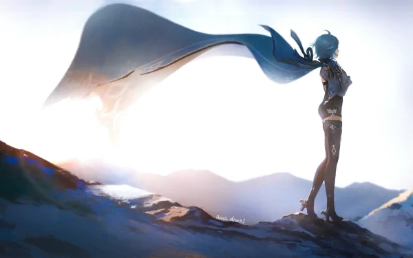 Eula (Genshin Impact) video game Genshin Impact HD Desktop Wallpaper | Background Image