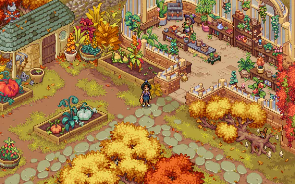 video game Witchbrook HD Desktop Wallpaper | Background Image