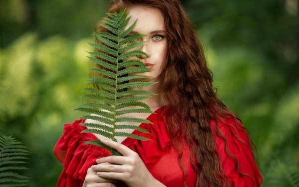 Women Model Redhead HD Wallpaper | Background Image