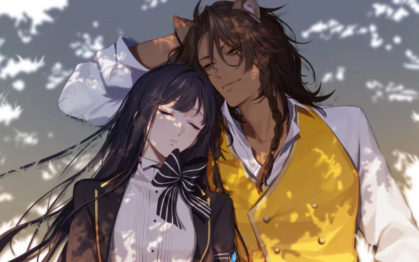  Yuu &amp; leona kingscholar by twst_kts