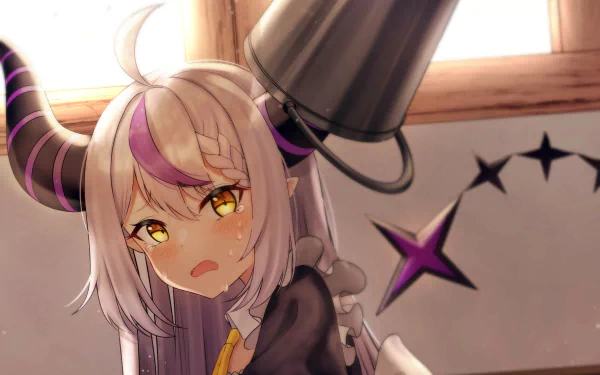 hololive La+ Darknesss (Virtual Youtuber) Anime Virtual Youtuber HD Desktop Wallpaper | Background Image