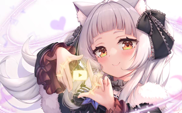 hololive Murasaki Shion Anime Virtual Youtuber HD Desktop Wallpaper | Background Image