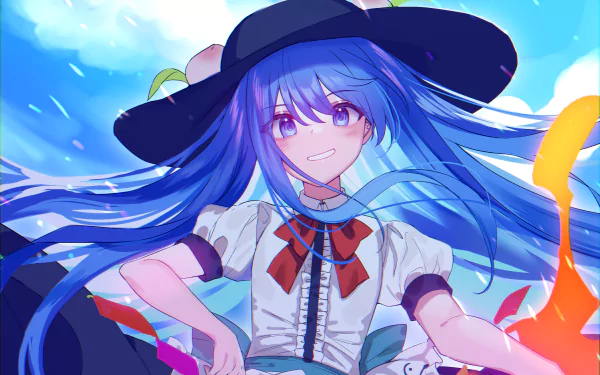 Tenshi Hinanai Anime Touhou HD Desktop Wallpaper | Background Image