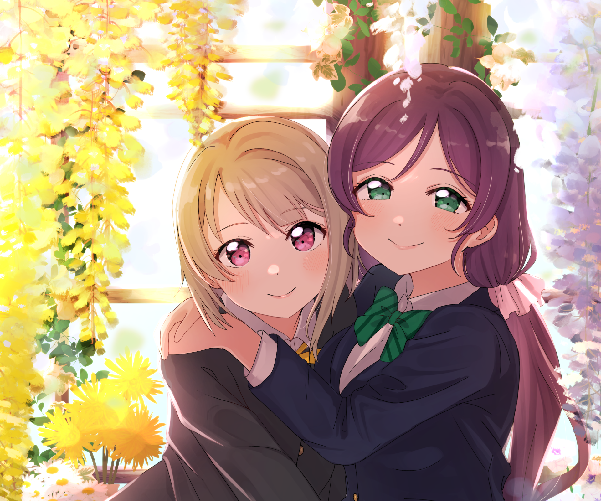 Download Nozomi Tojo Kasumi Nakasu Anime Love Live! Nijigasaki High School Idol Club HD Wallpaper