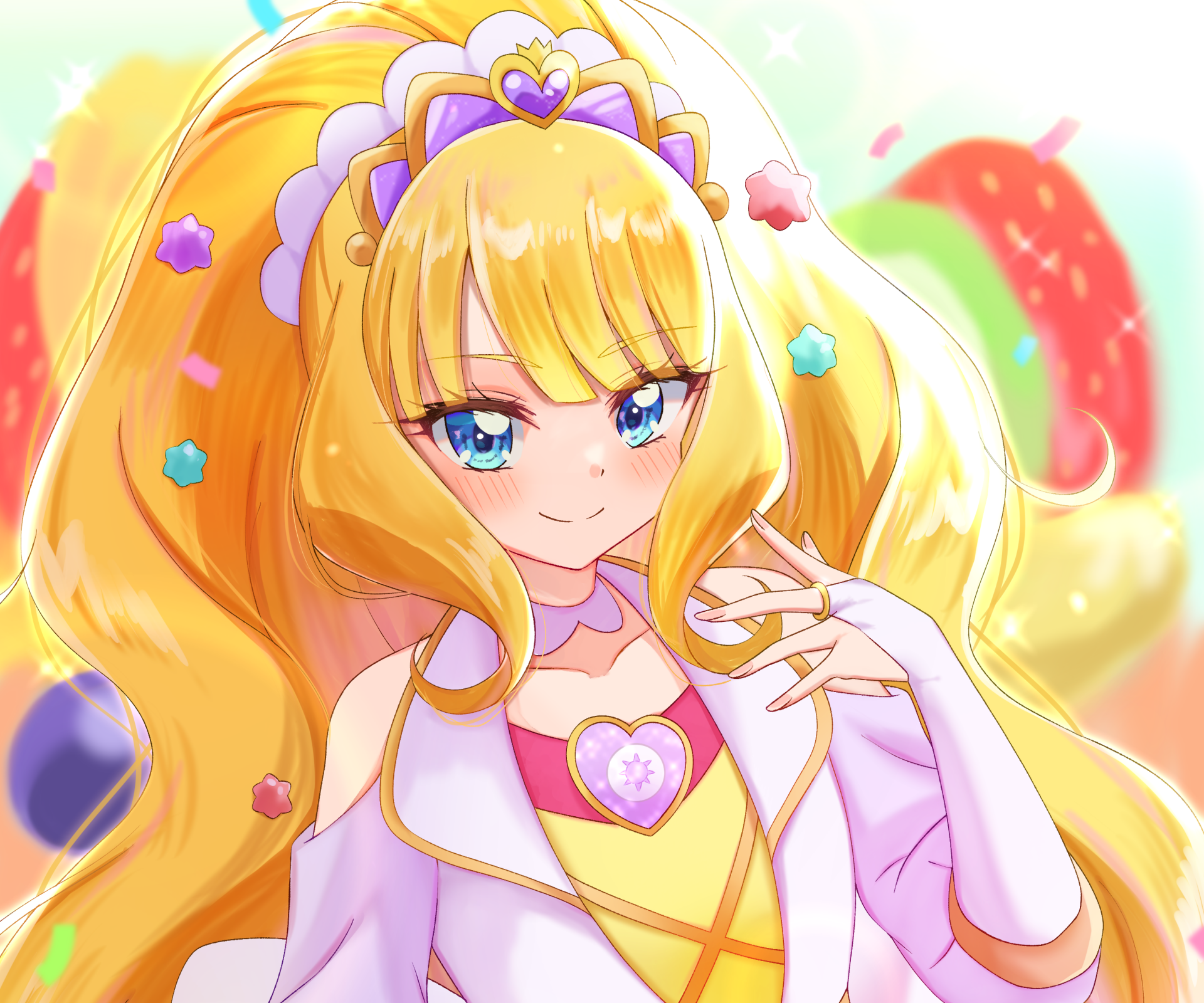 Download Kasai Amane Cure Finale Anime Delicious Party Precure HD Wallpaper