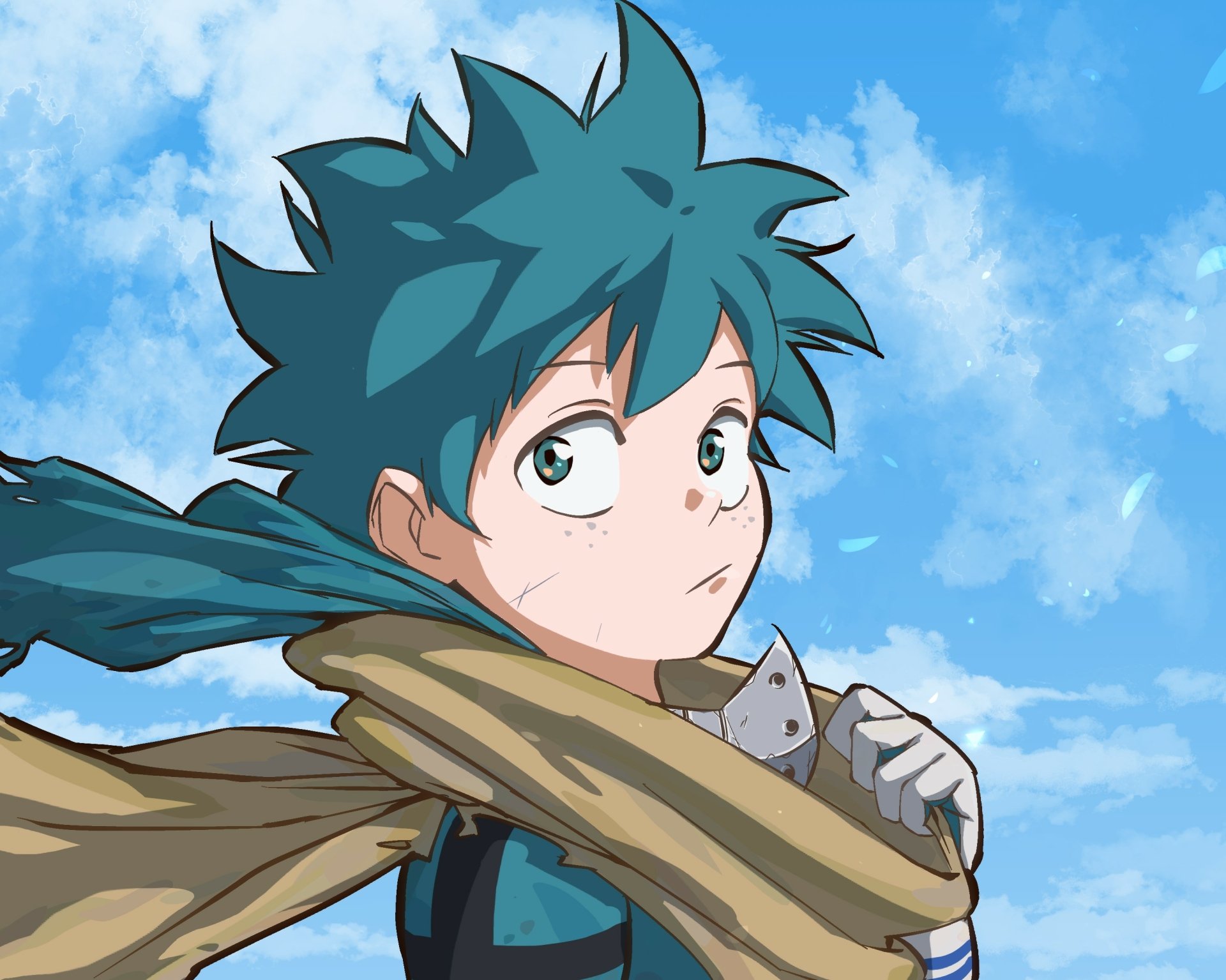 Download Izuku Midoriya Anime My Hero Academia HD Wallpaper by まにる