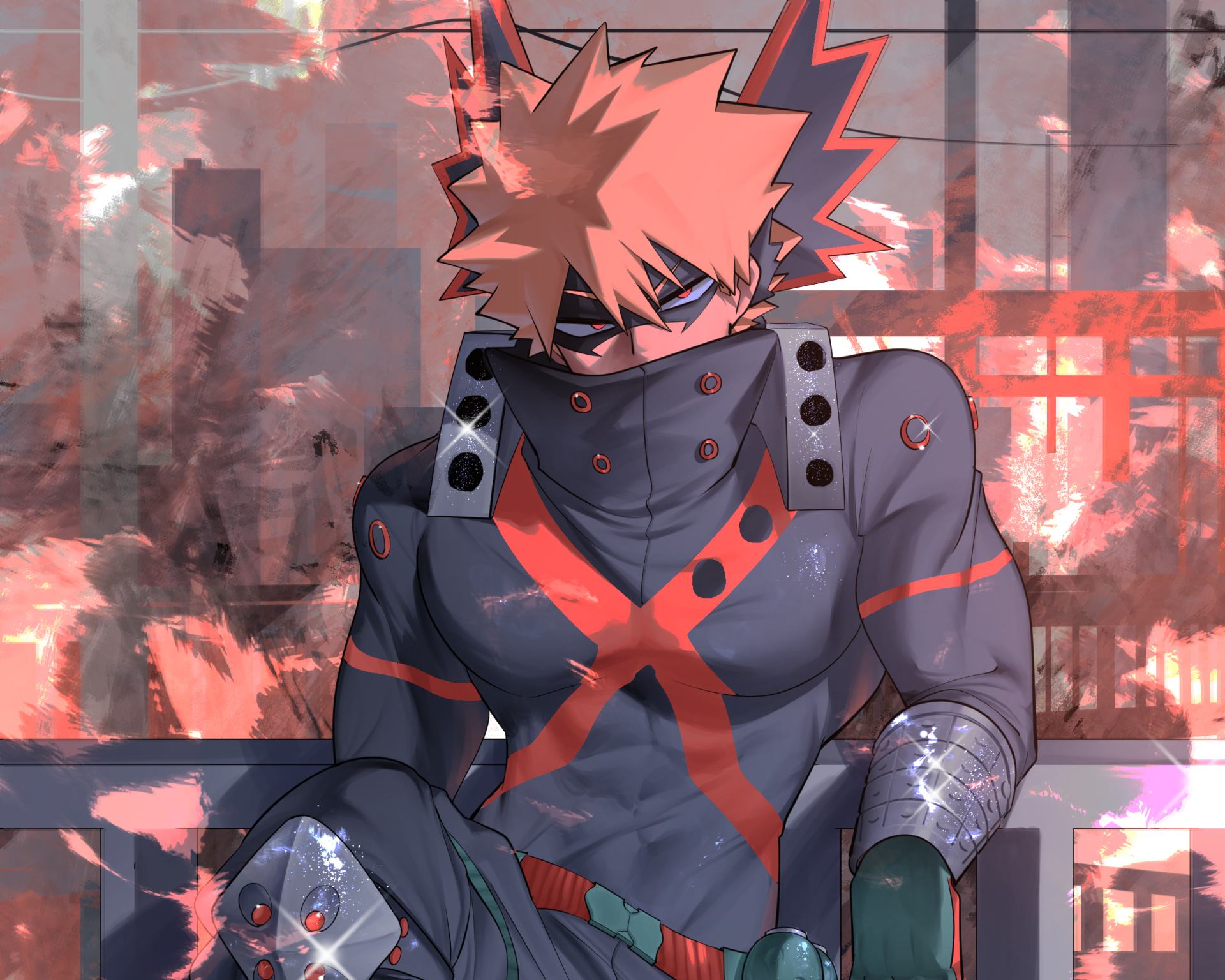 Download Katsuki Bakugou Anime My Hero Academia HD Wallpaper by 小西