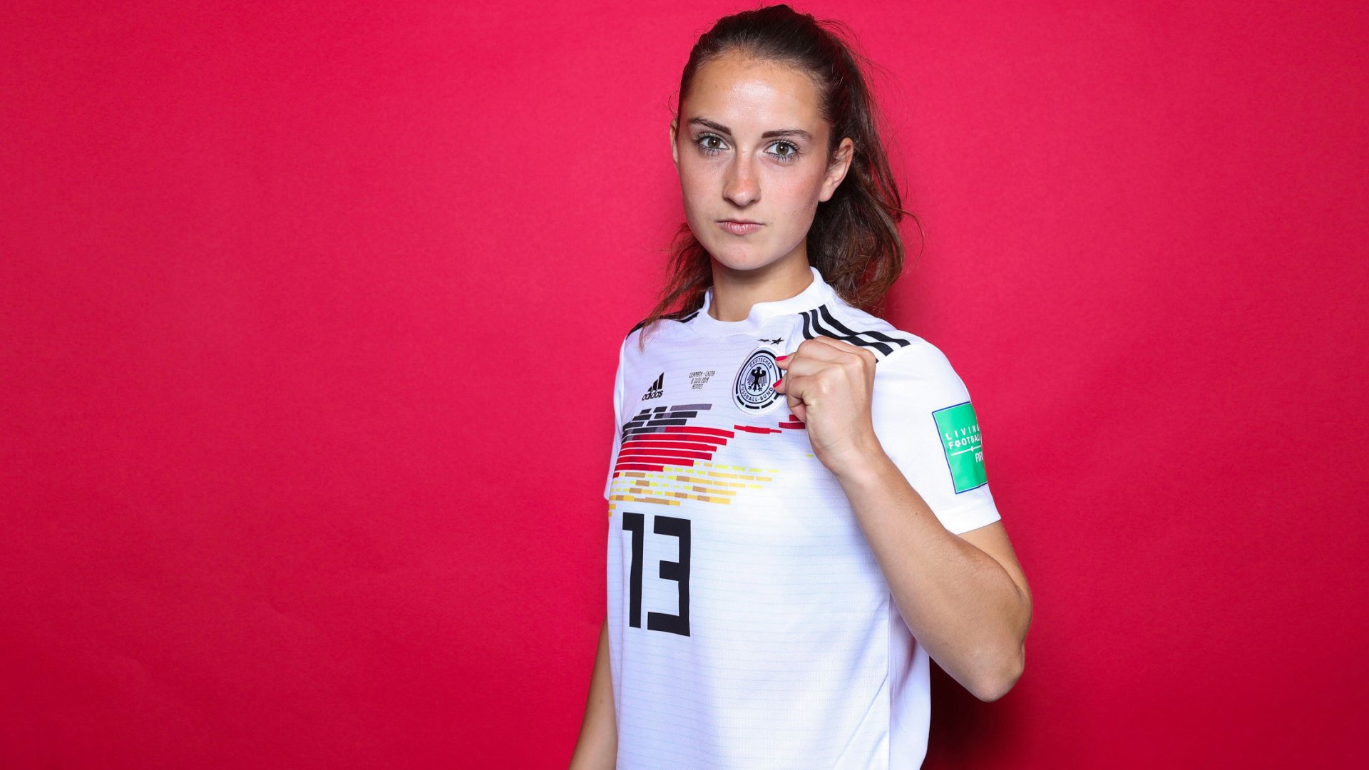 Download German Soccer Sara Däbritz Sports HD Wallpaper by Catherine Ivill